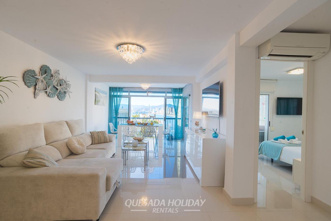 La Perla Benidorm Apartment Seaview & Pool Levante Beach Екстер'єр фото
