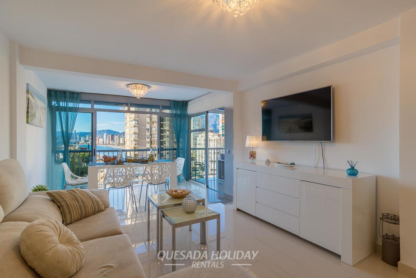 La Perla Benidorm Apartment Seaview & Pool Levante Beach Екстер'єр фото
