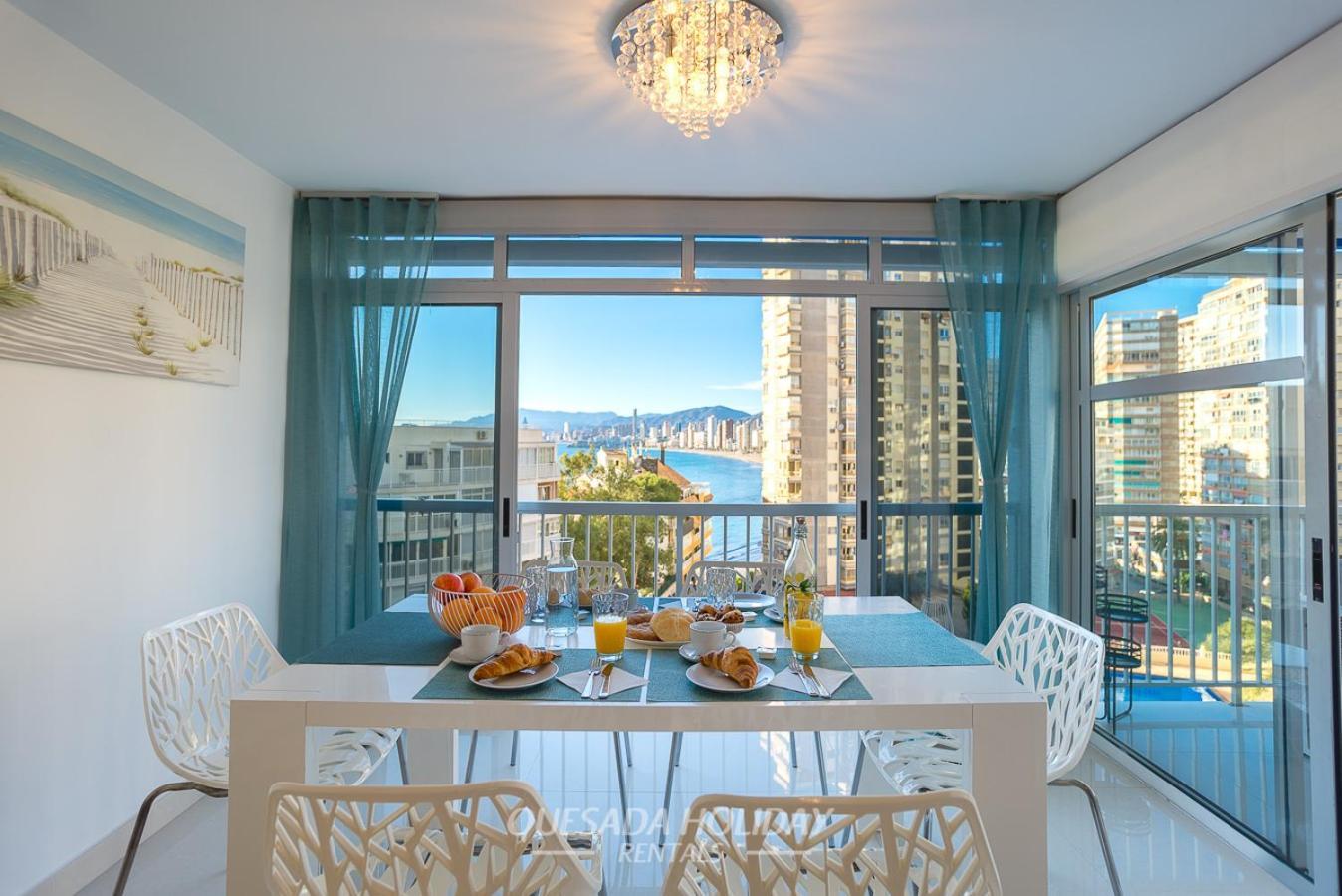 La Perla Benidorm Apartment Seaview & Pool Levante Beach Екстер'єр фото