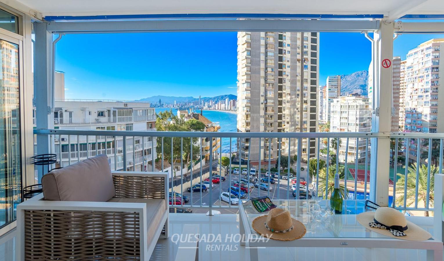 La Perla Benidorm Apartment Seaview & Pool Levante Beach Екстер'єр фото
